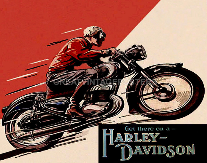 harley davidson retro bike
